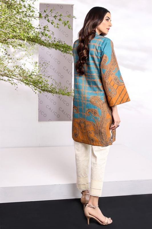 Printed Jacquard Kurti