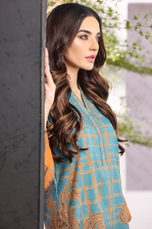 Printed Jacquard Kurti
