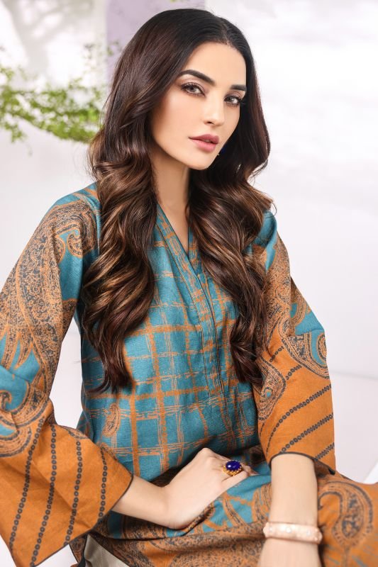 Printed Jacquard Kurti