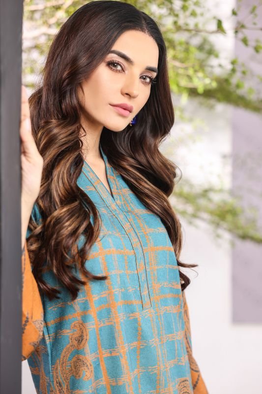 Printed Jacquard Kurti