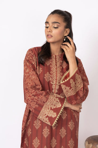 Alkaram - Printed Khaddar Kurti