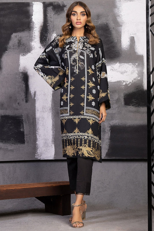 Printed Slub Kurti