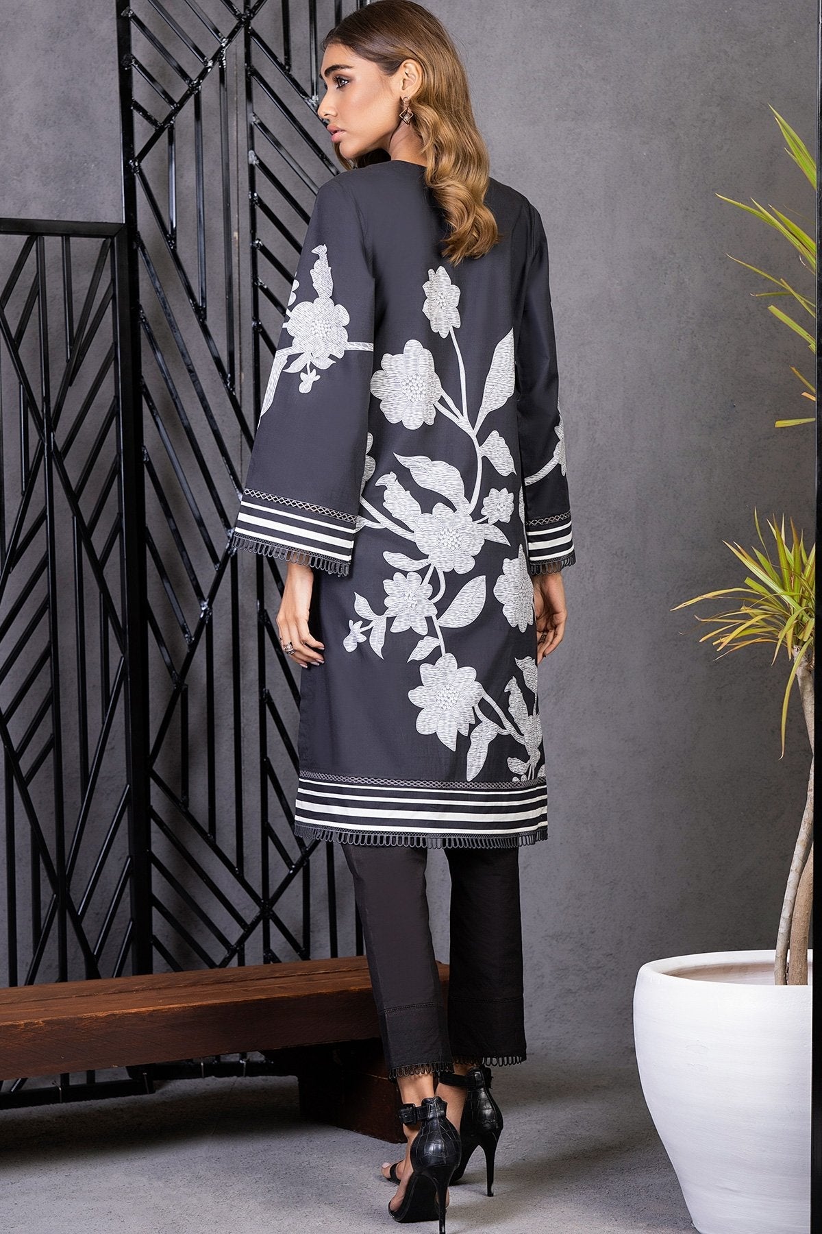 Alkaram - Printed Dobby Kurti