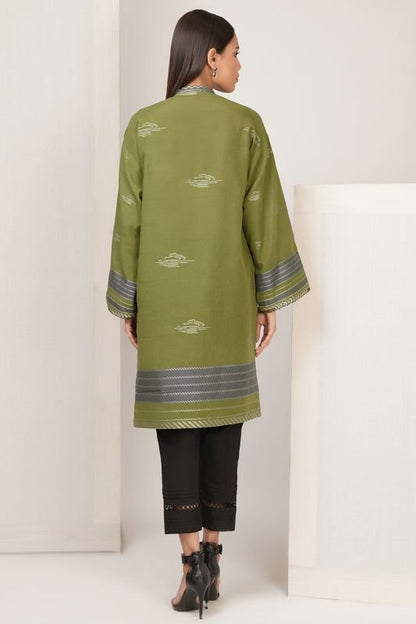 Dyed Jacquard Kurti