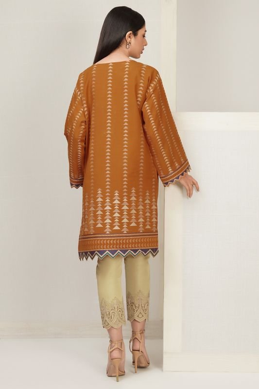 Dyed Jacquard Kurti
