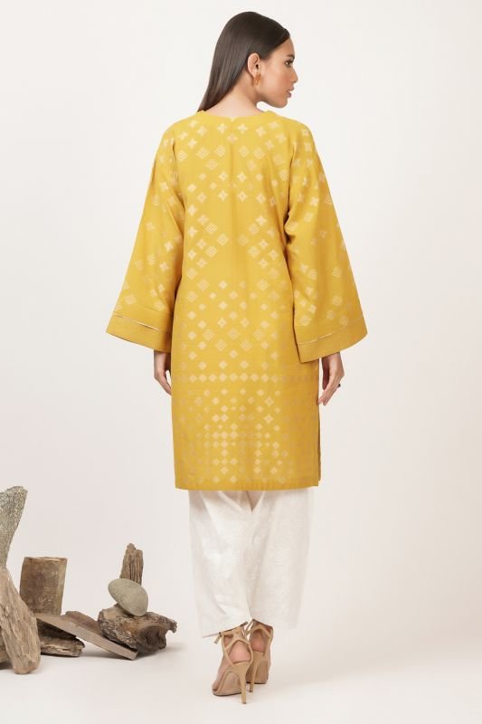 Dyed Jacquard Kurti