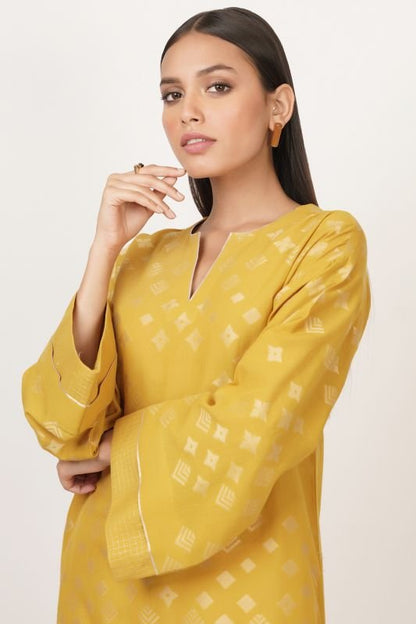 Dyed Jacquard Kurti