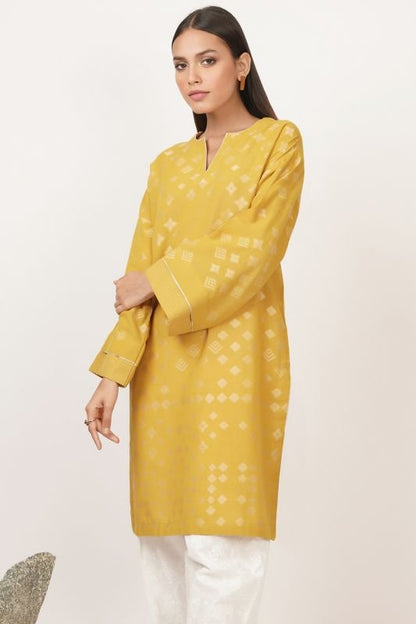 Dyed Jacquard Kurti