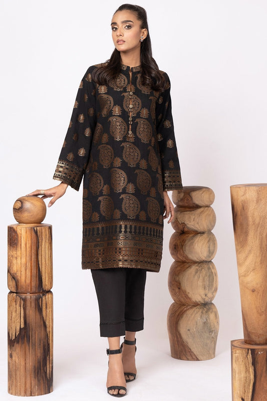 Printed Jacquard Kurti