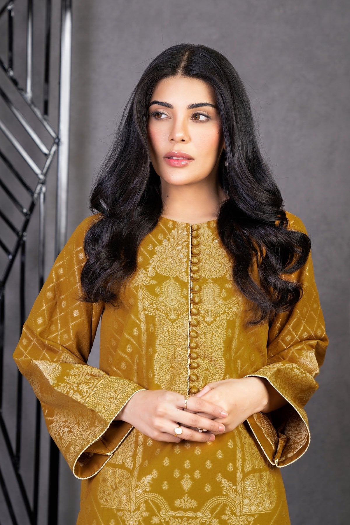 Alkaram - Dyed Jacquard Kurti