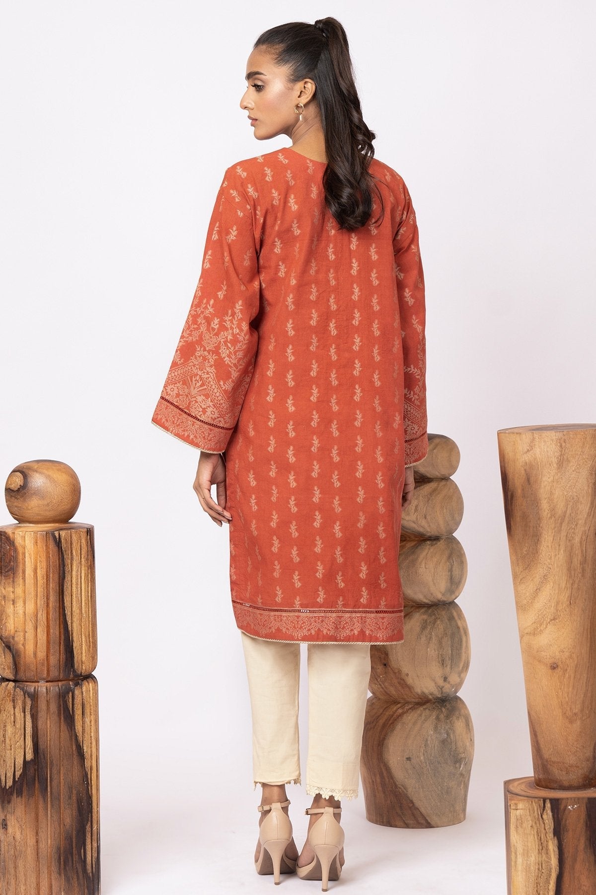 Alkaram - Dyed Jacquard Kurti
