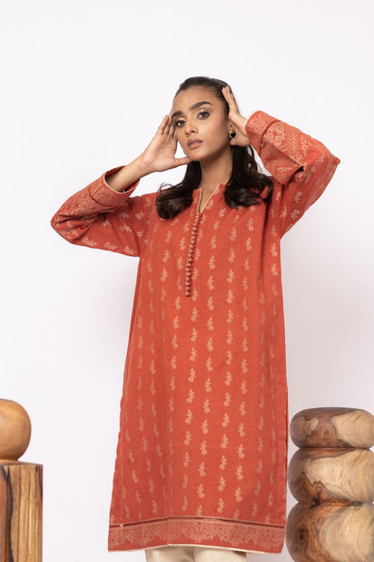 Alkaram - Dyed Jacquard Kurti