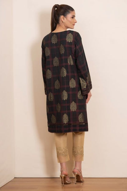 Dyed Jacquard Kurti