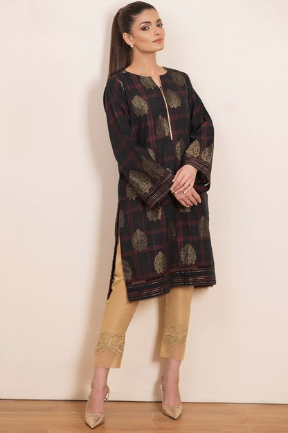 Dyed Jacquard Kurti
