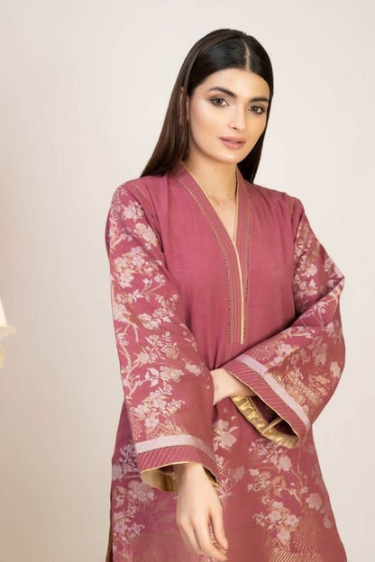 Dyed Jacquard Kurti
