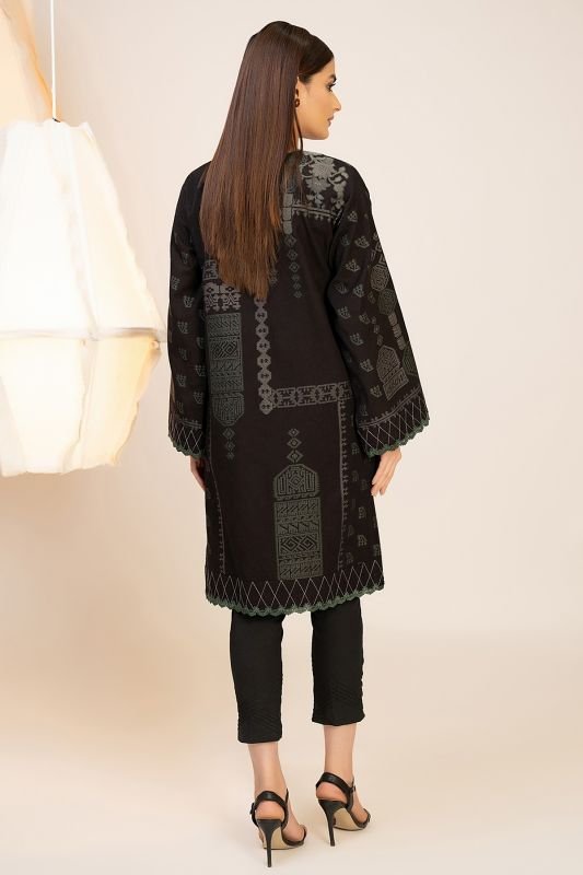 Dyed Jacquard Kurti