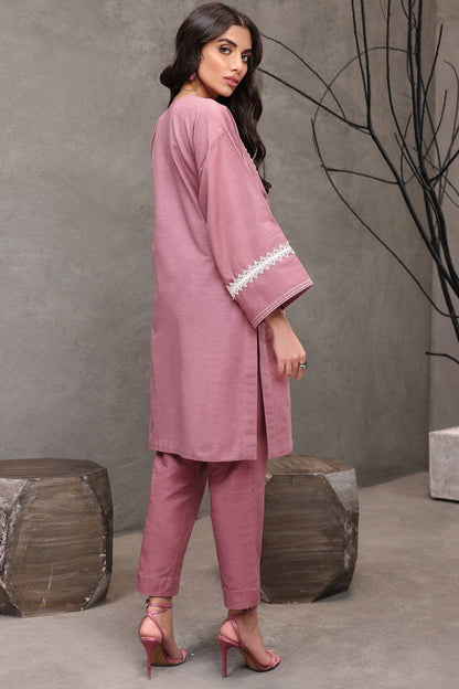 Alkaram - 2 Pc Dyed Khaddar Suit