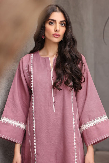 Alkaram - 2 Pc Dyed Khaddar Suit