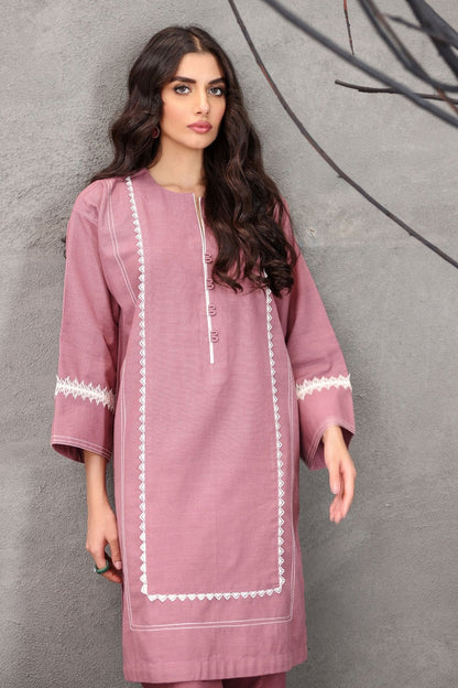 Alkaram - 2 Pc Dyed Khaddar Suit