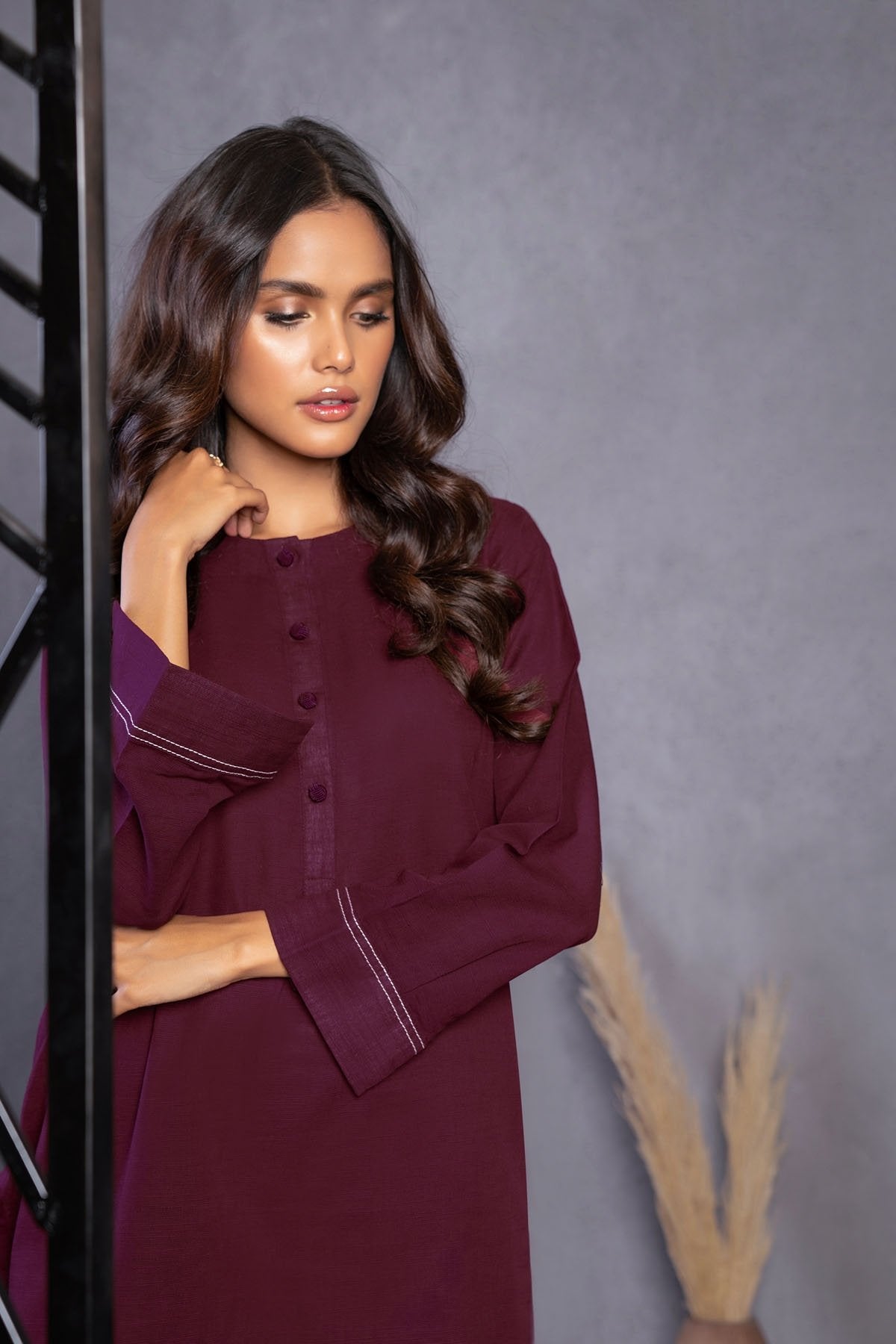 Alkaram - 2 Pc Dyed Khaddar Suit