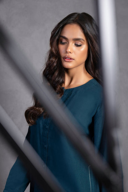 Alkaram - 2 Pc Dyed Khaddar Suit