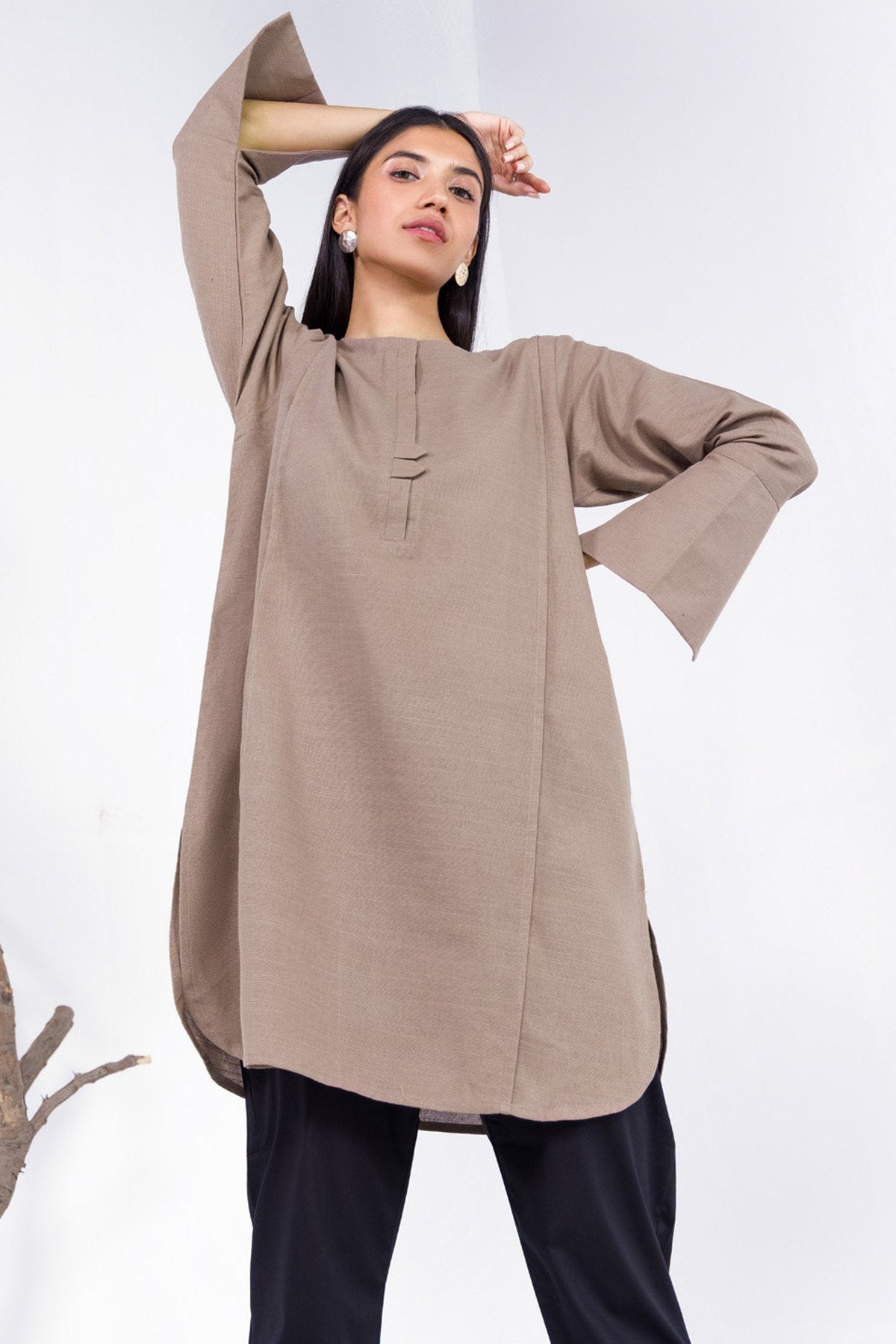 Dyed Khaddar Kurti