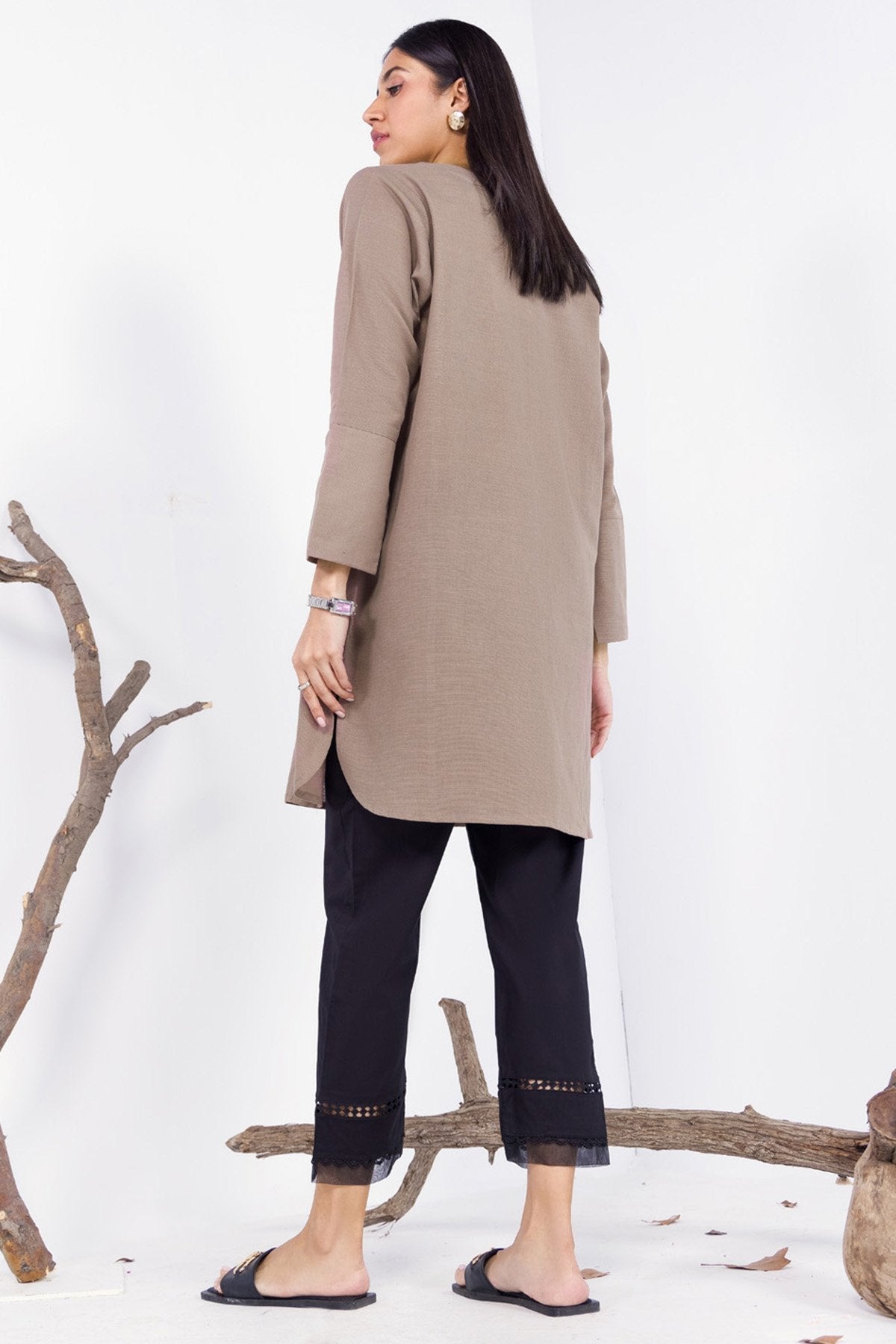 Dyed Khaddar Kurti