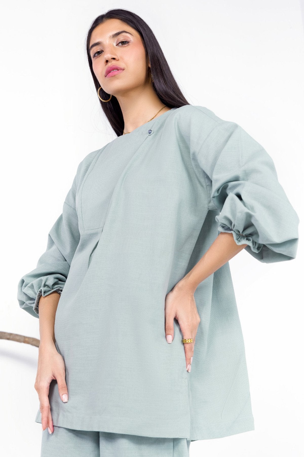 2 Pc Dyed Khaddar Outfit