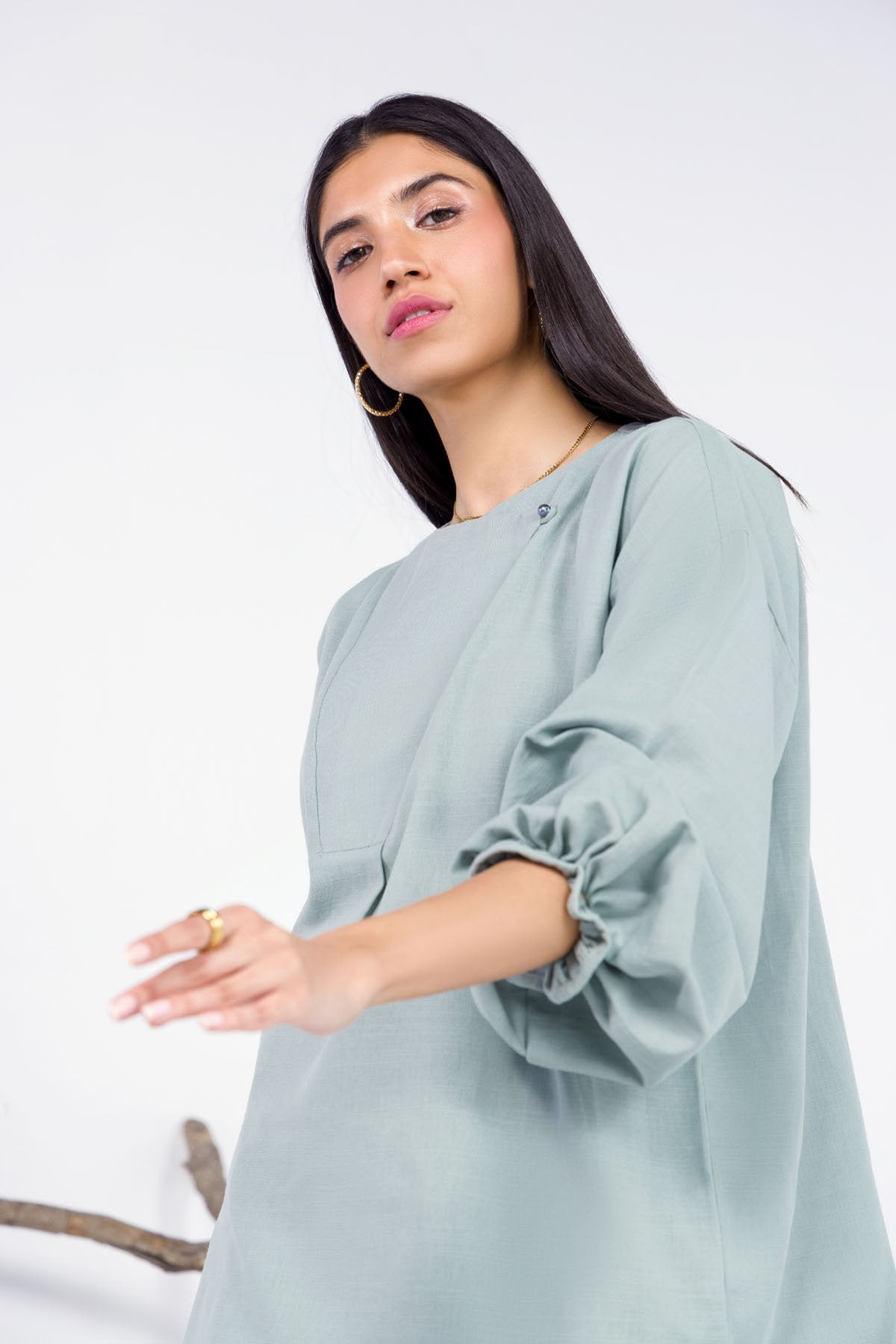 2 Pc Dyed Khaddar Outfit