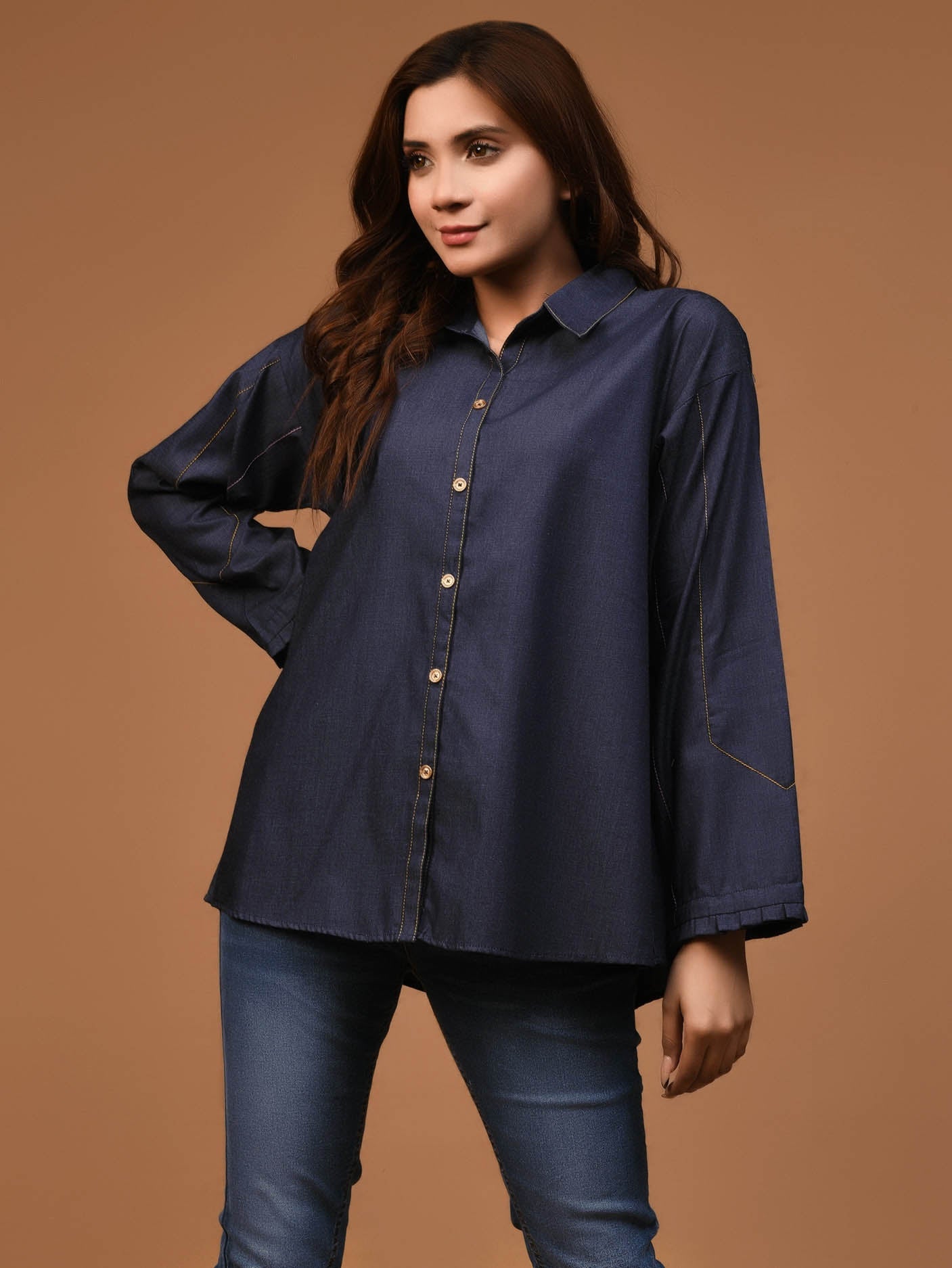 Limelight - Denim Button Down Shirt