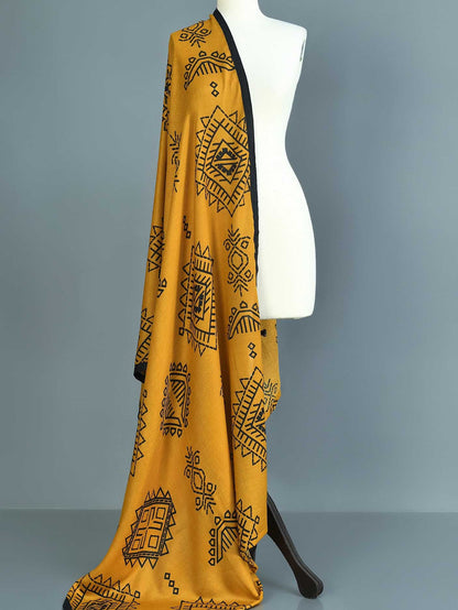 Limelight - Printed Polywool Shawl