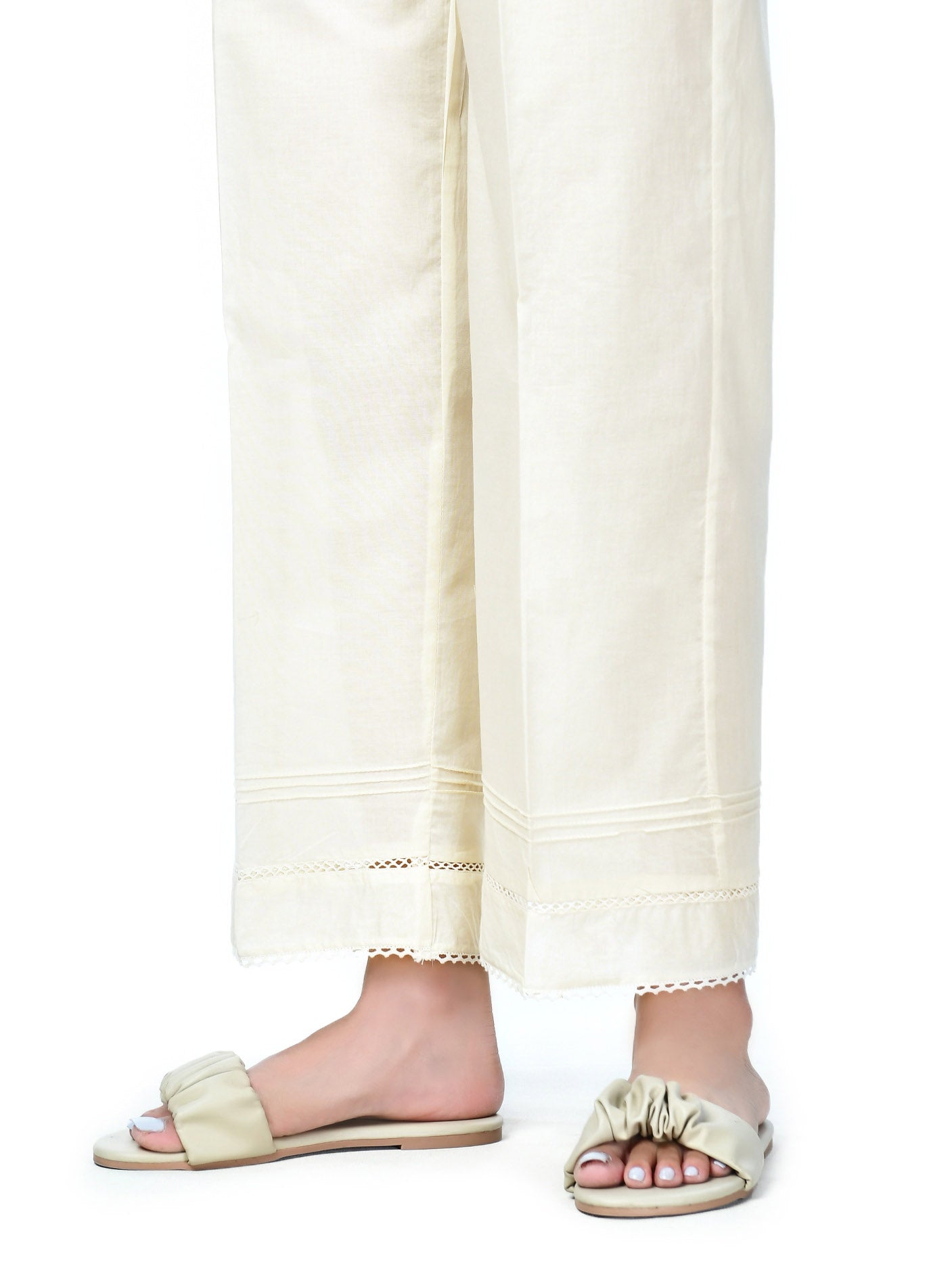 Embroidered Cambric Trousers