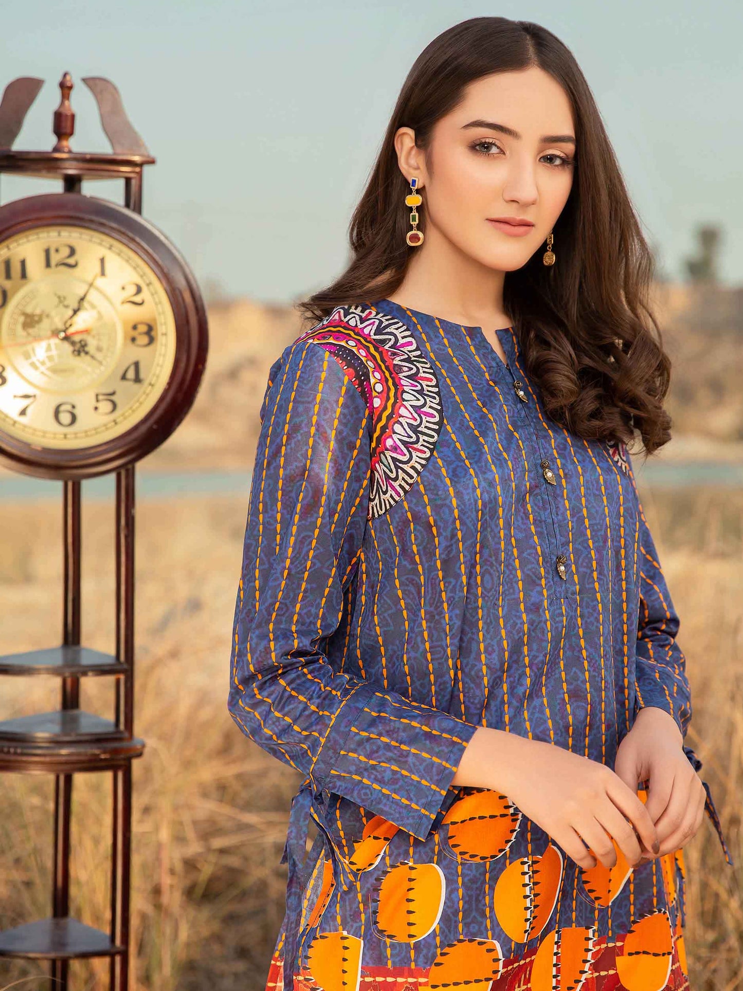 Lawn Shirt-Printed (Unstitched)