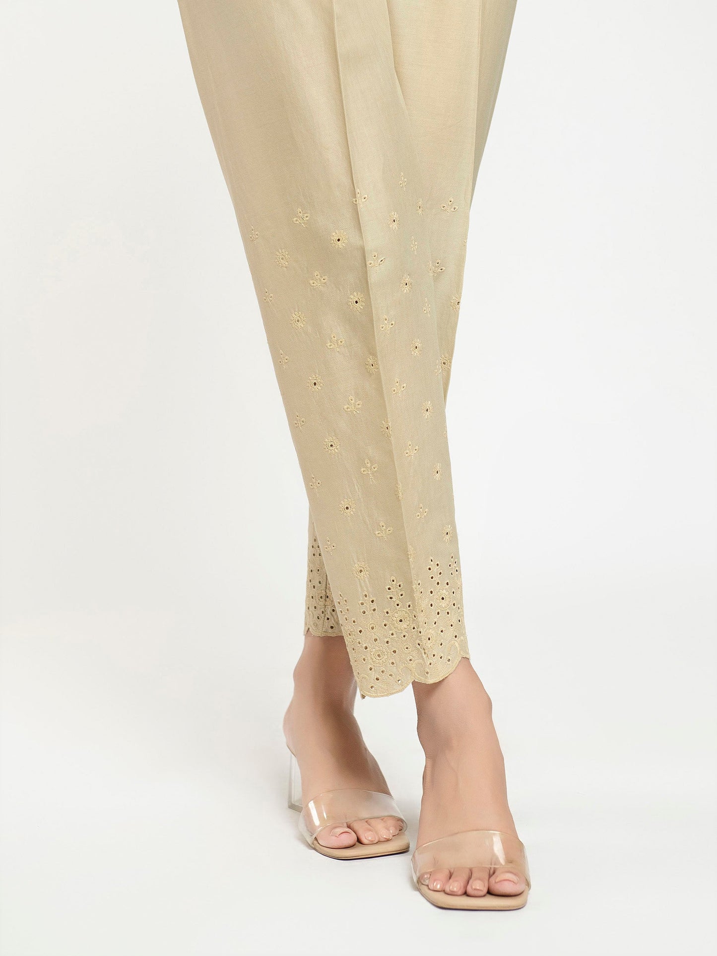 Embroidered Cambric Trouser