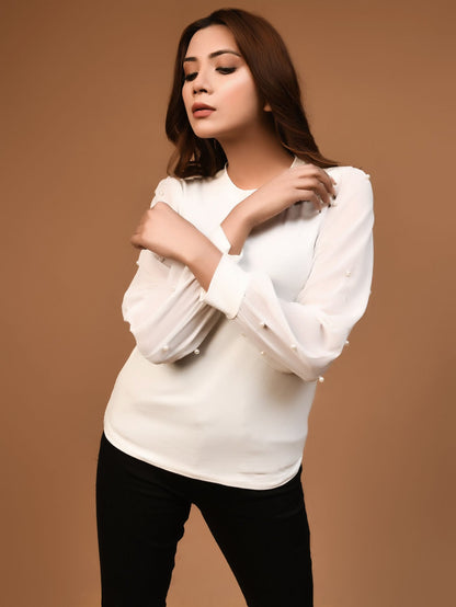 Limelight - Pearled Blouse