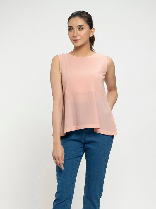 Limelight - Solid Chiffon Top