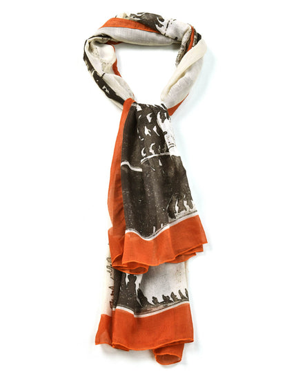 Printed Silk Scarf