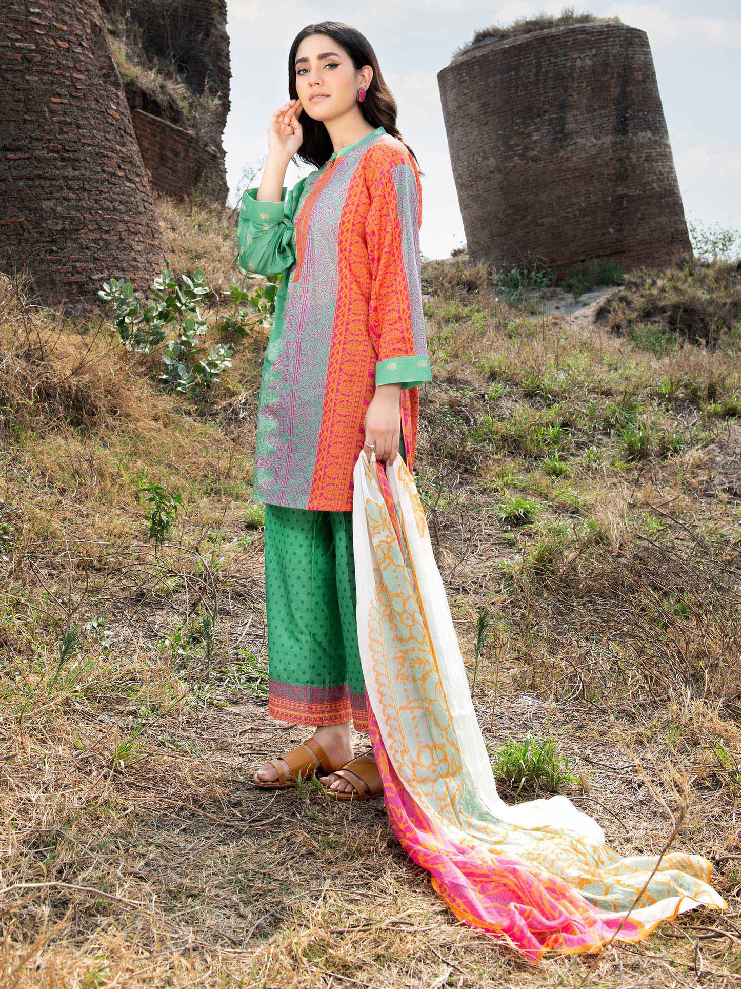 Limelight - 3 Piece Printed Lawn Suit