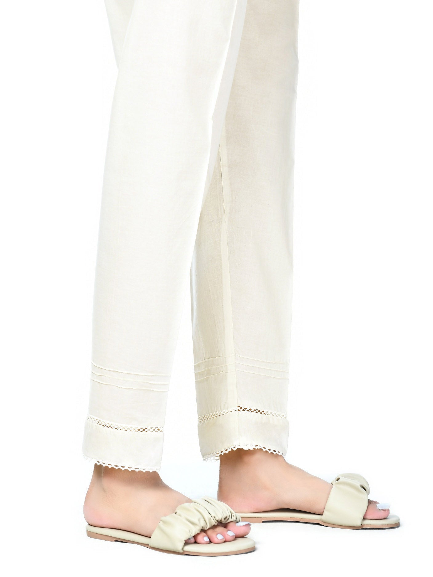 Embroidered Cambric Trouser