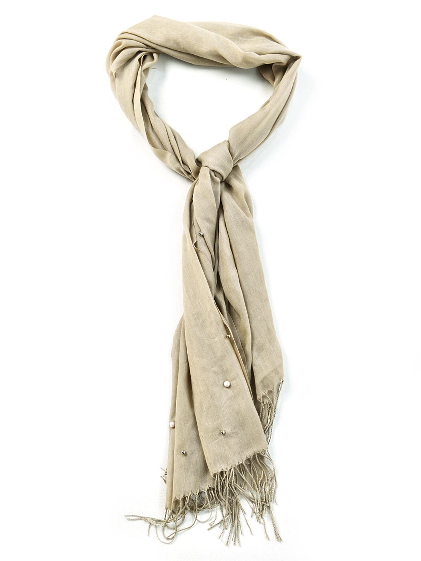 Viscose Pearl Scarf