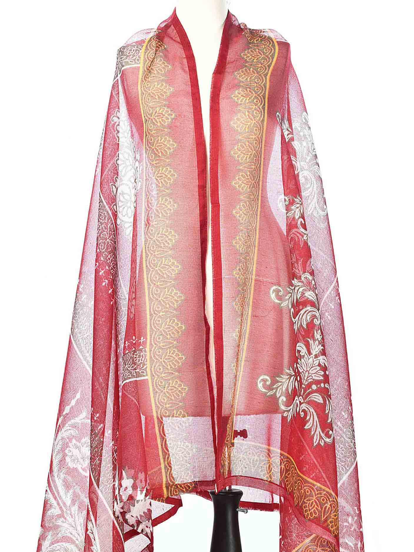 Limelight - Printed Rajjo Net Dupatta