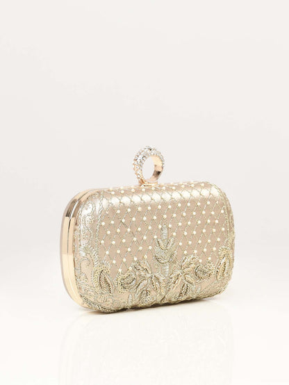 Limelight - Embellished Hard Clutch