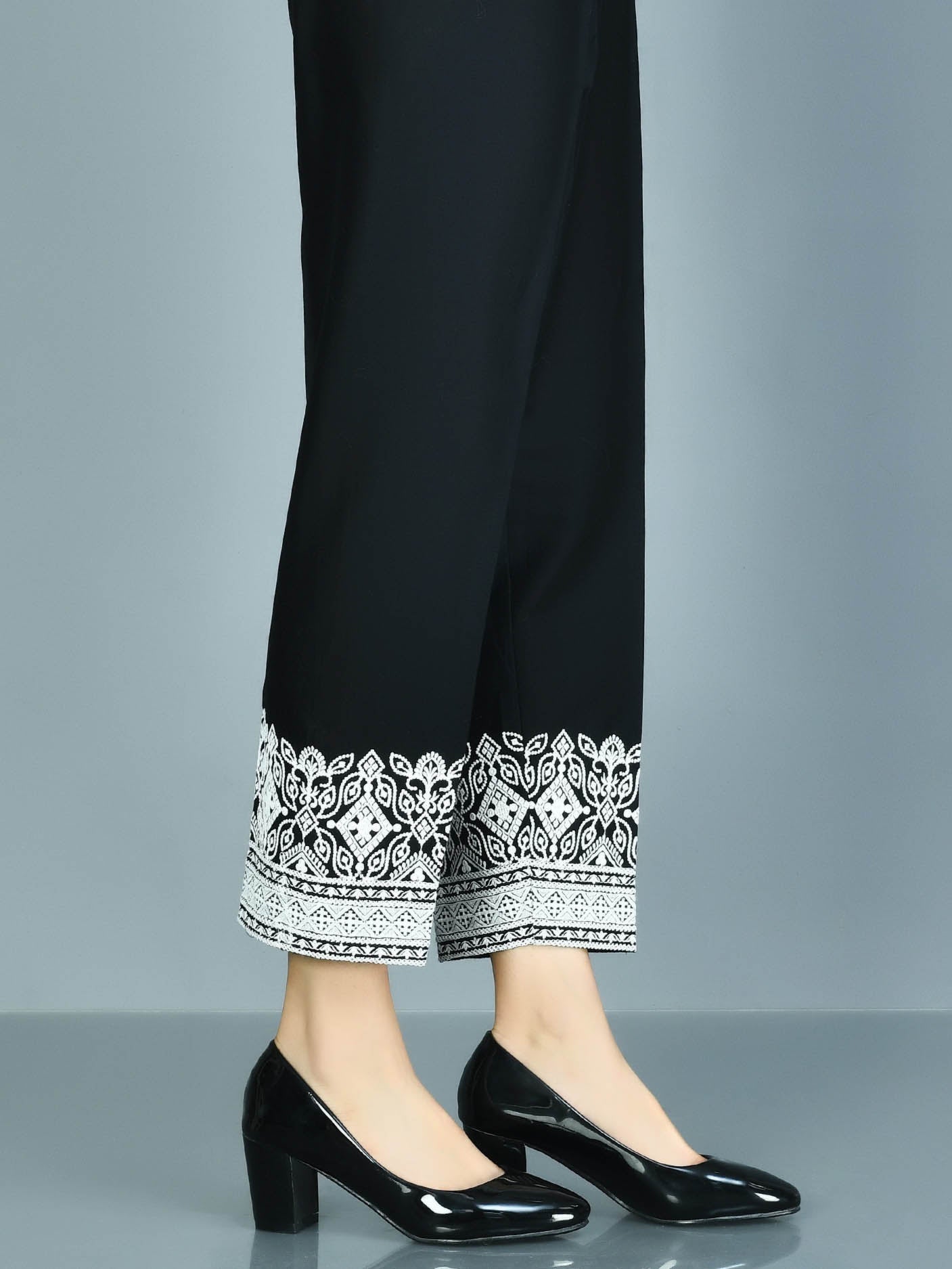 Embroidered Cambric Trousers