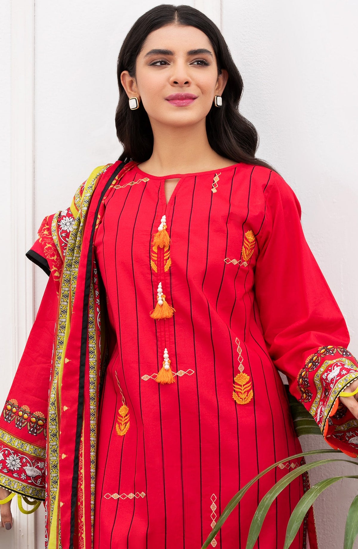 Orient - Unstitched 3 Piece Embroidered Lawn Suit
