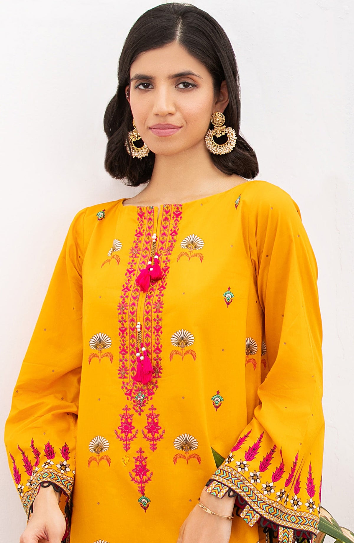 Orient - Unstitched 3 Piece Embroidered Lawn Suit