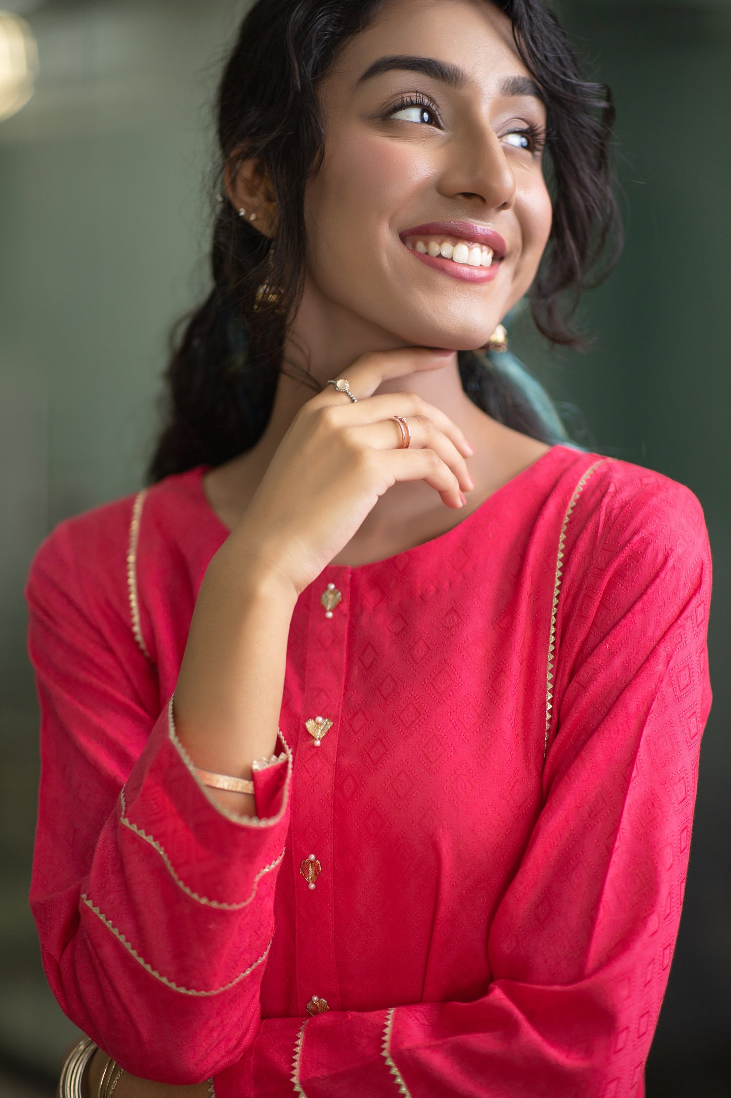 Eraj Hussain - Saturday Catchup Parties - Bright Pink - Stitched