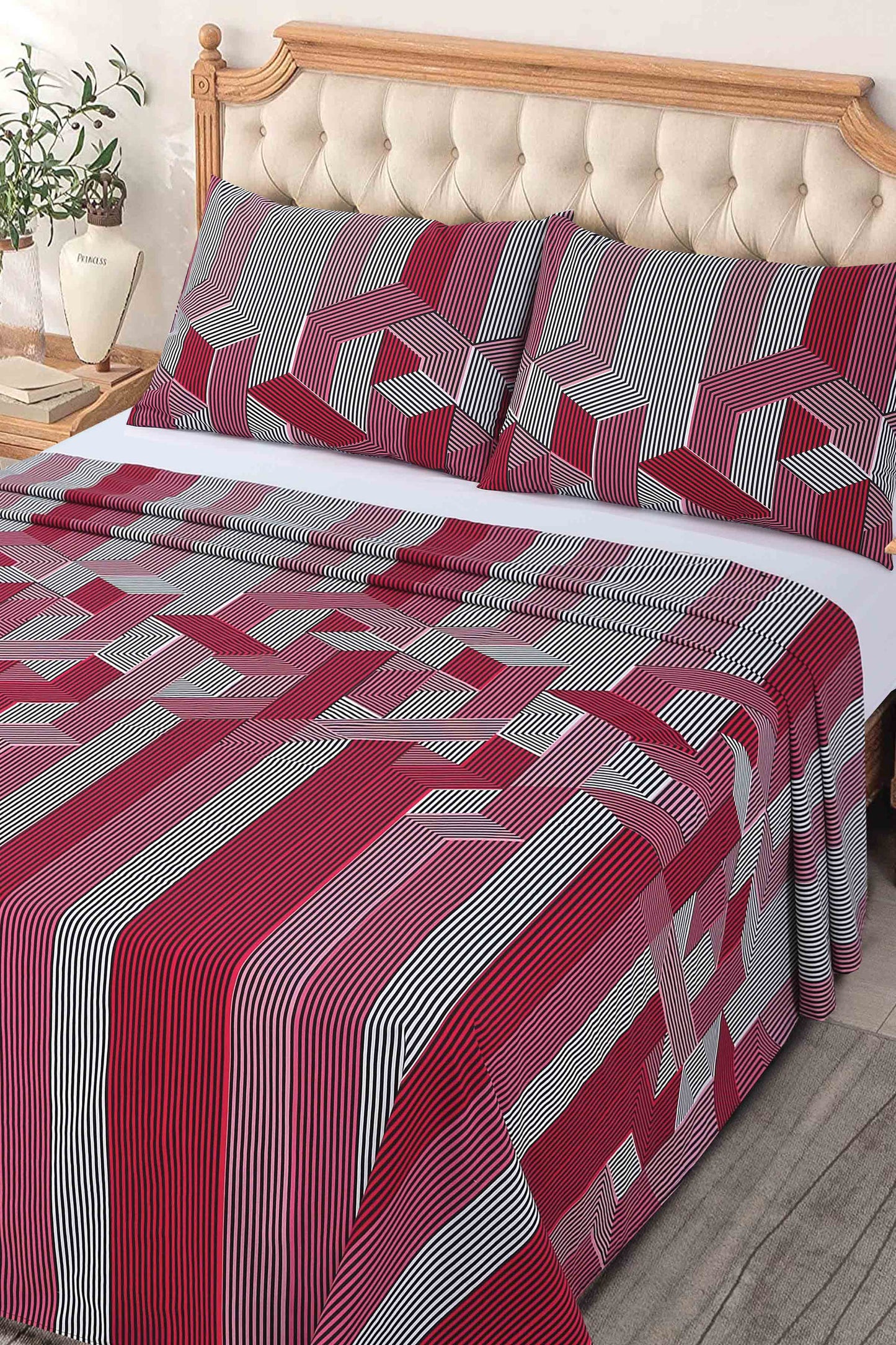 Nishat Linen - Complex Geometric Sheet Set