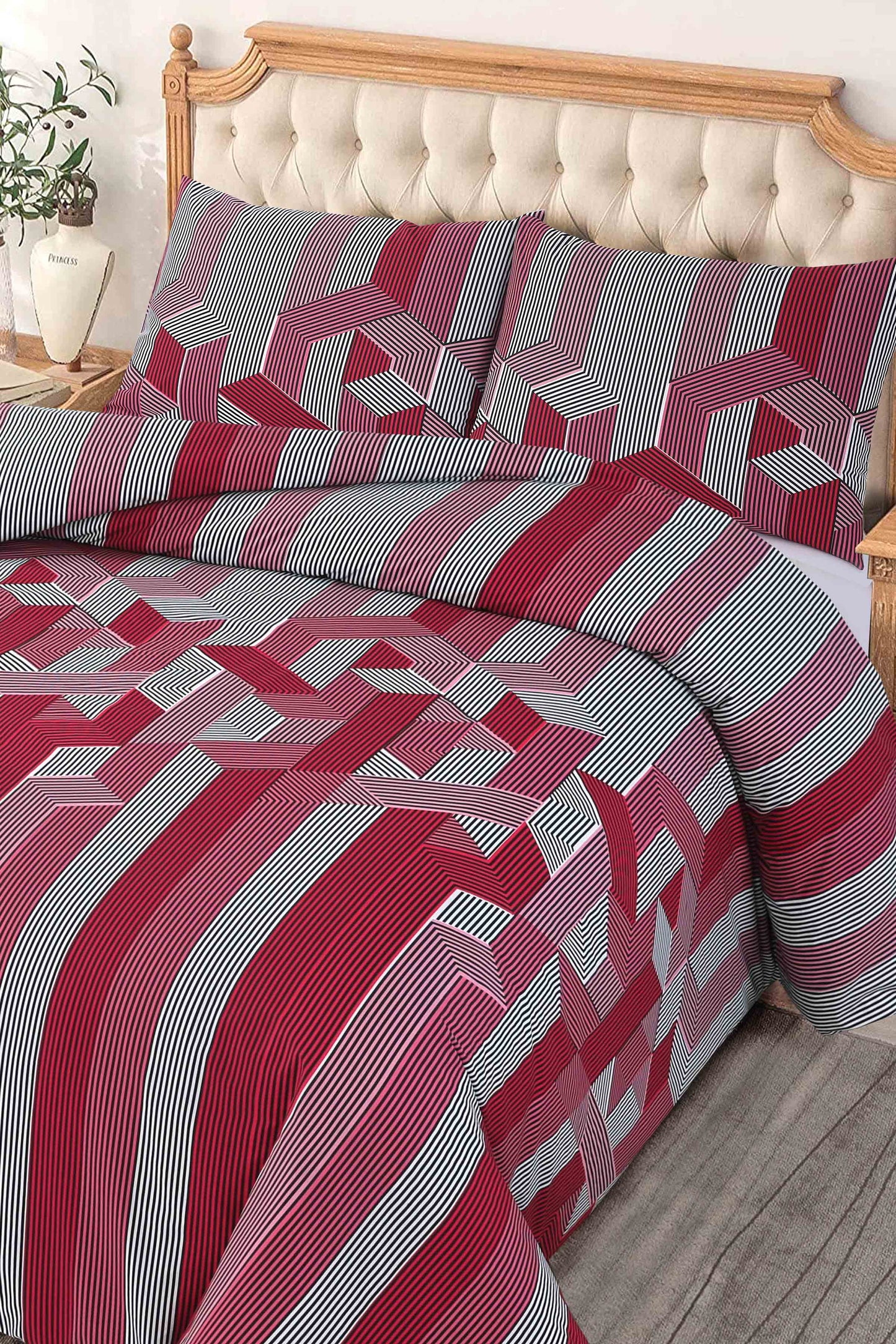 Nishat Linen - Complex Geometric Duvet Cover Set