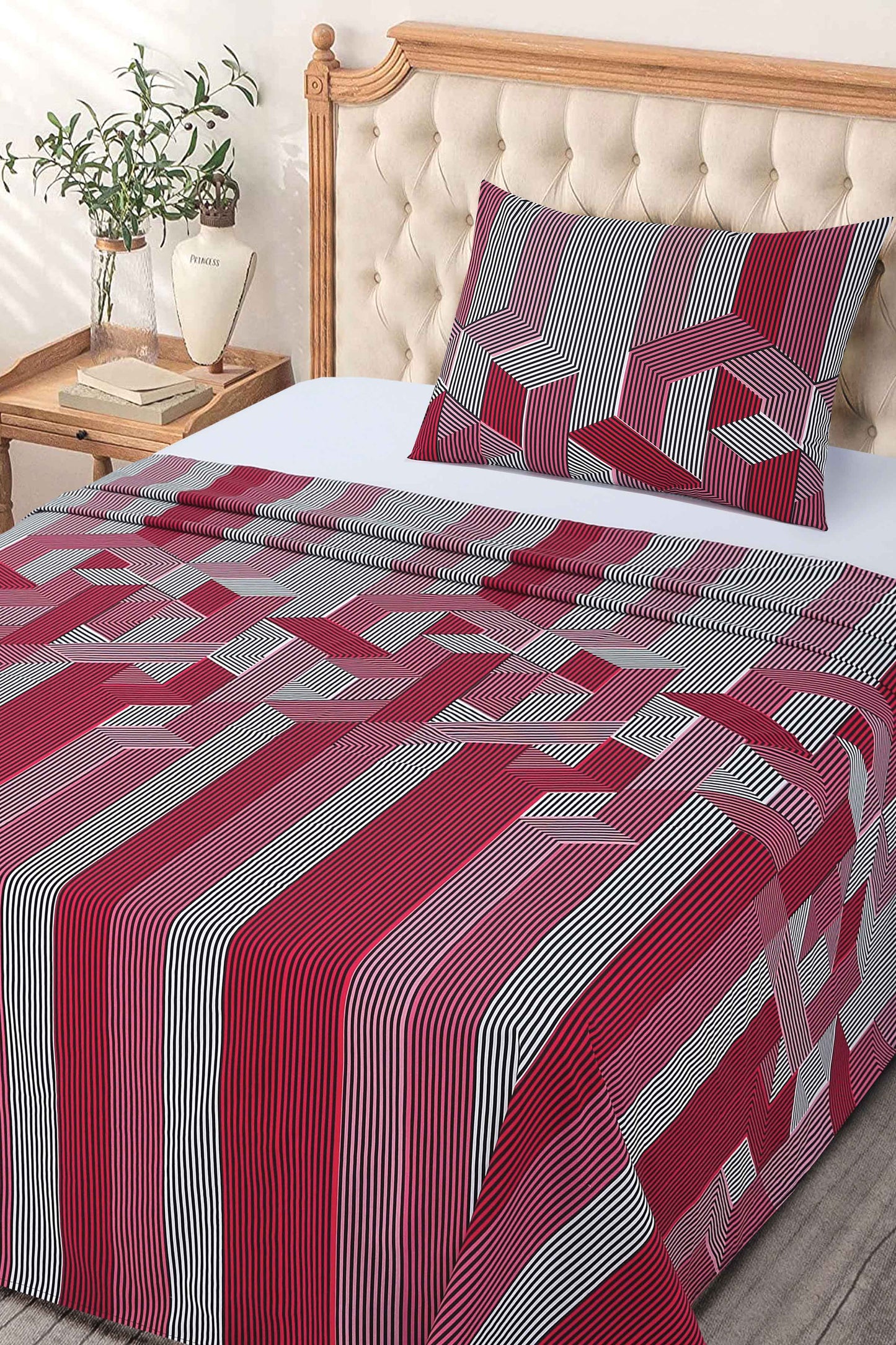 Nishat Linen - Complex Geometric Sheet Set