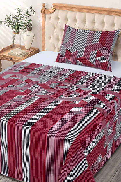Nishat Linen - Complex Geometric Sheet Set